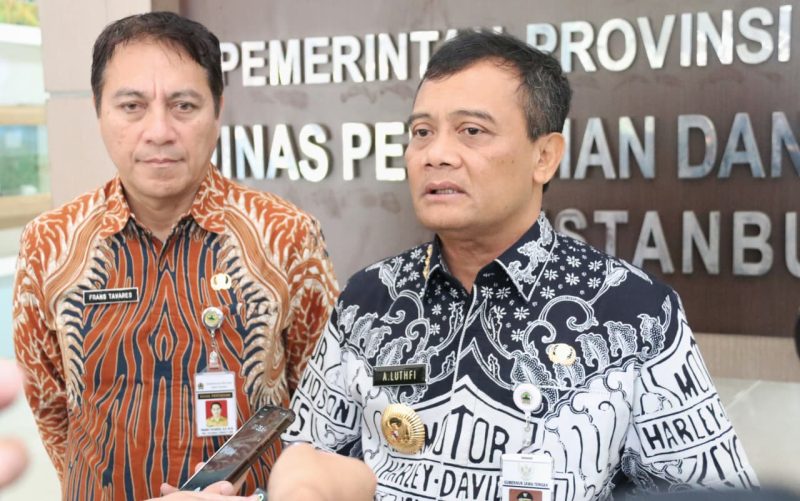 Gubernur Jawa Tengah Ahmad Luthfi dalam rapat koordinasi bidang pertanian, perkebunan, dan ketahanan pangan di Tarubudaya, Ungaran, Kabupaten Semarang, Kamis, 18 September 2025.