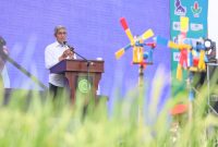 Sekretaris Daerah Provinsi Jawa Tengah, Sumarno di acara Jamnas I Jatam di Universitas Muhammadiyah Gombong Sabtu, 20 September 2025.