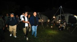 Gubernur Jateng, Ahmad Luthfi dikukuhkan sebagai Bapak Komite Pecinta Alam Indonesia dalam acara Jambore Camping Nasional di Camping Ground Kampoeng Kopi Banaran, Bawen, Kabupaten Semarang, Sabtu, 20 September 2025. 