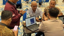 PELATIHAN - Civitas Akadeki UNDIP tengah melakukan aktivasi akun Coretax DJP yang digelar oleh Kanwil DJP Jawa Tengah I di Gedung Serbaguna Moeladi Dome. (ist)