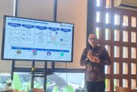 - KUR BRI- Regional Micro Banking Head BRI Region Semarang, Hery Nofriady, saat menyampaikan kinerja KUR BRI RO Semarang, dalam acara BRI Media Lunch, Selasa (14/4/2026), di Aroem Resto. Foto : ist/metrojateng.id