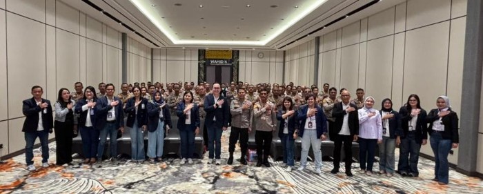 - KOLABORASI- Sebanyak kurang lebih 750 anggota Polda Jawa Tengah yang memasuki masa sebelum pensiun mengikuti kegiatan Latihan Keterampilan (Latram) hasil kolaborasi Polda Jateng bersama PT Bank Rakyat Indonesia (Persero) Tbk. Foto : Dok.BRI/metrojateng.id