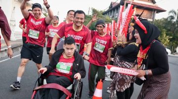 Bersama Putranya, Ahmad Luthfi Tunjukkan Inklusivitas Nyata di Soekarno Run 2026