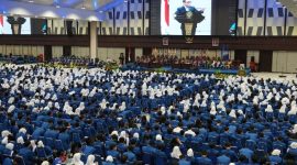 Karding kepada Mahasiswa Baru Undip: AI Bisa Cerdas, tapi Tak Bisa Menggantikan Integritas. Foto : ist/metrojateng.id