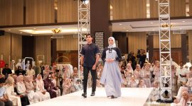 Ethica Group resmi membuka rangkaian GRANDE 2027: Tahta Pesona Raya, grand fashion show yang menghadirkan ratusan koleksi sarimbit terbaru untuk menyambut Lebaran 2027, di Horison Ultima Sentraland Semarang, 23/08/26. Foto : ist/metrojateng.id