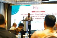 KREDIT BERMASALAH - Kepala OJK Provinsi Jawa Tengah, Hidayat Prabowo,, menyoroti tingginya kredit bermasalah di BPR/S di Jateng saat saat workshop pendampingan BPR/BPRS di Yogyakarta, Jumat (2/10/2026). (Ist/redmetrojateng)